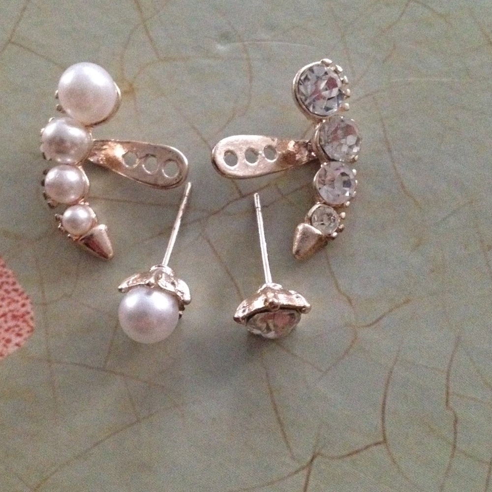 Ear Jacket Earrings - Picture 3 of 3