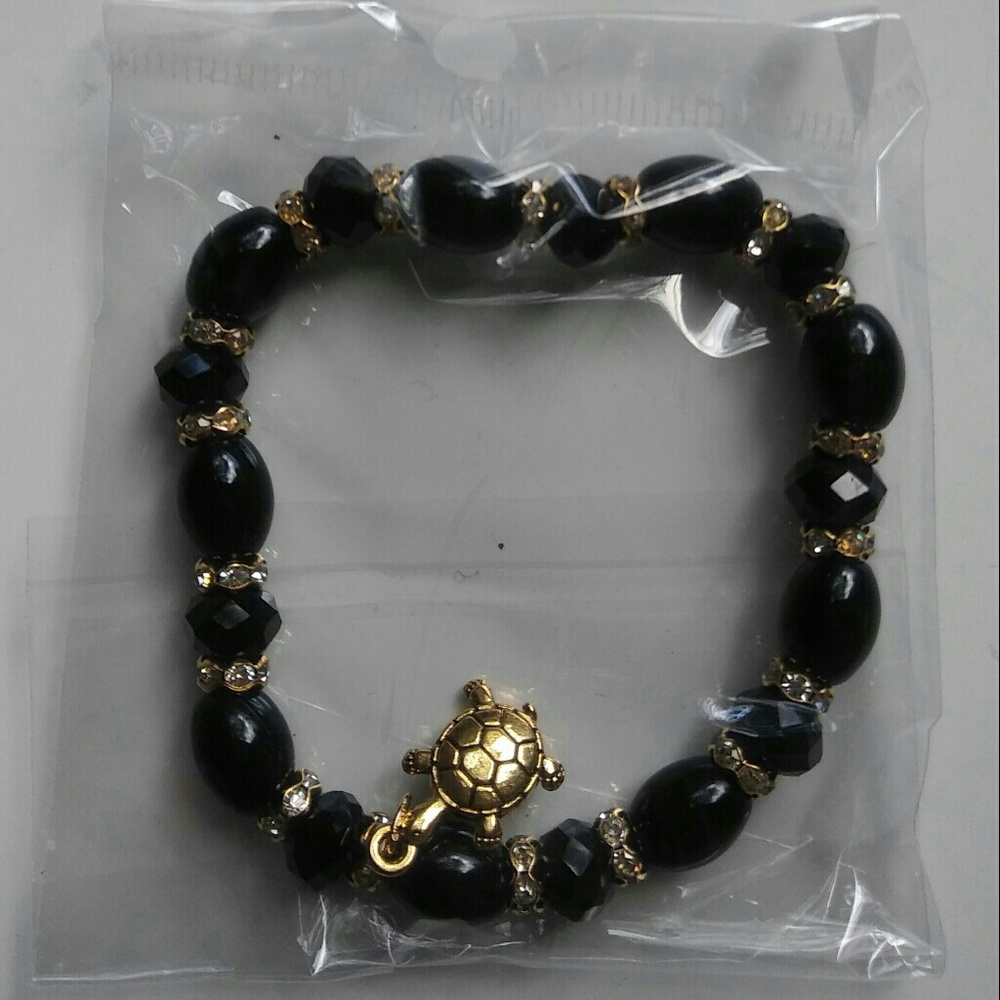 Black Stretchy Costume Bracelet