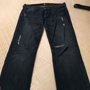 Seven for all mankind josefina distressed jeans