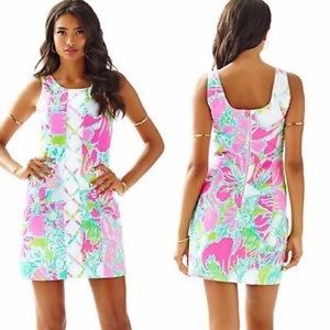 Lilly Pulitzer Cathy Shift Dress Dont Give A Cluck