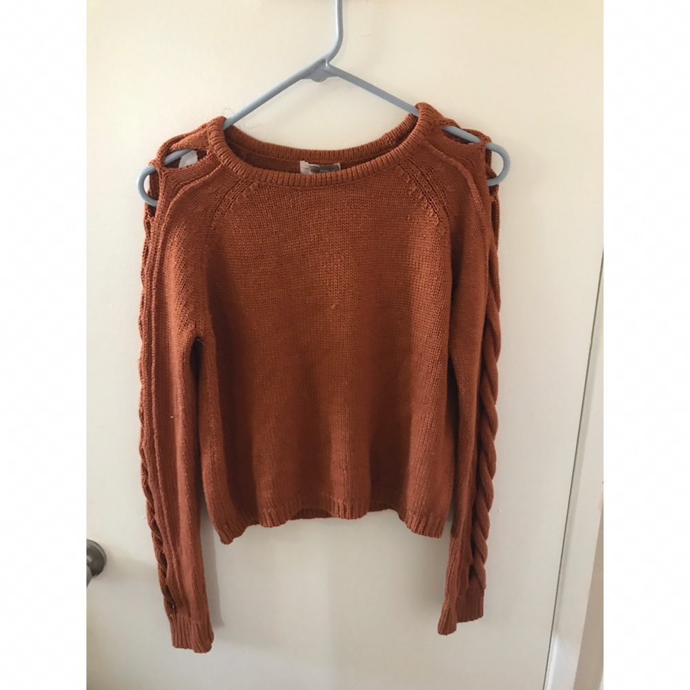 F21 Orange sweat shirt