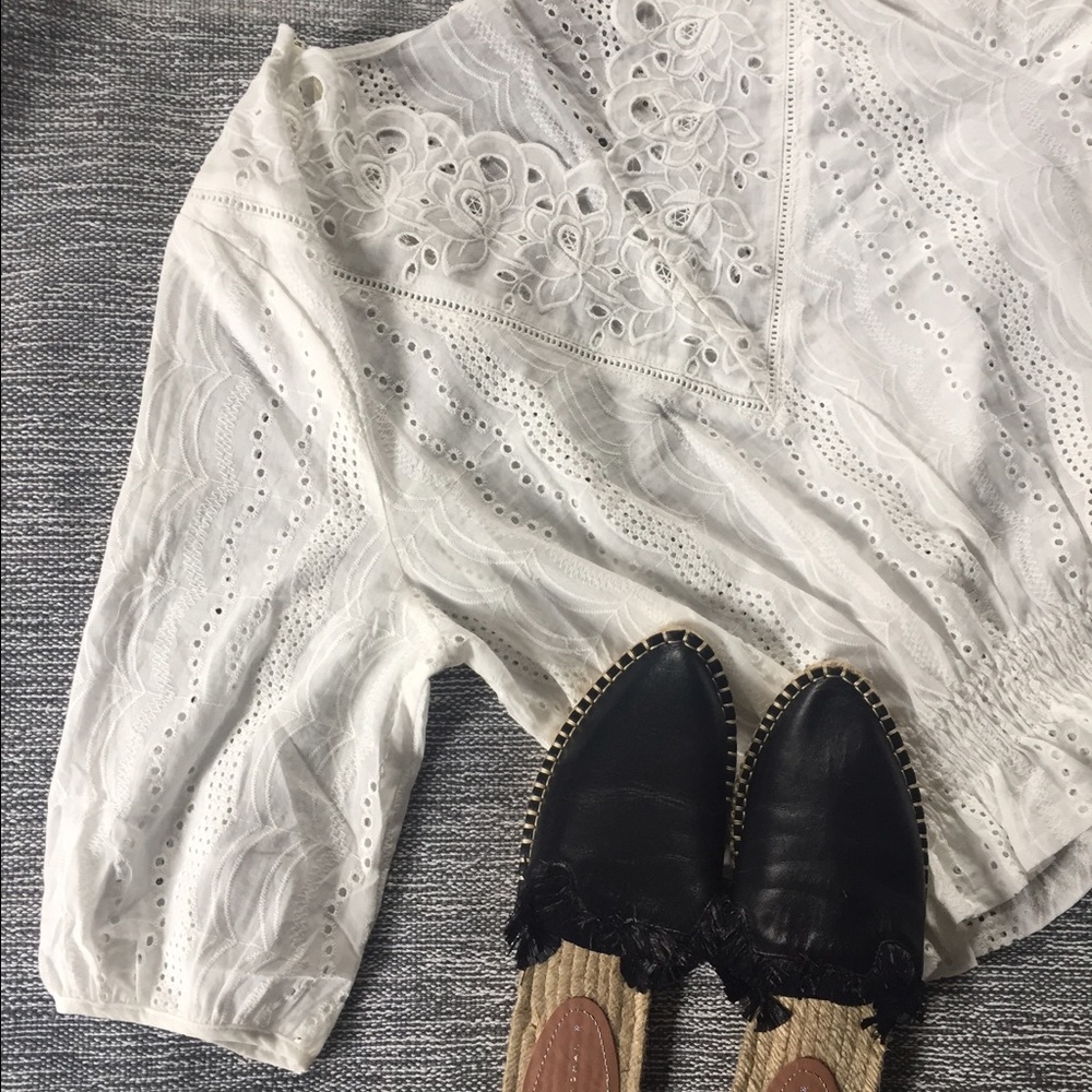 White eyelet Blouse