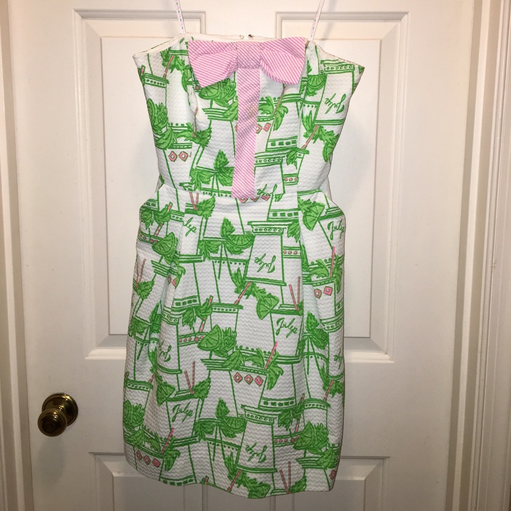 Lilly Pulitzer Mint Julep Strapless Dress