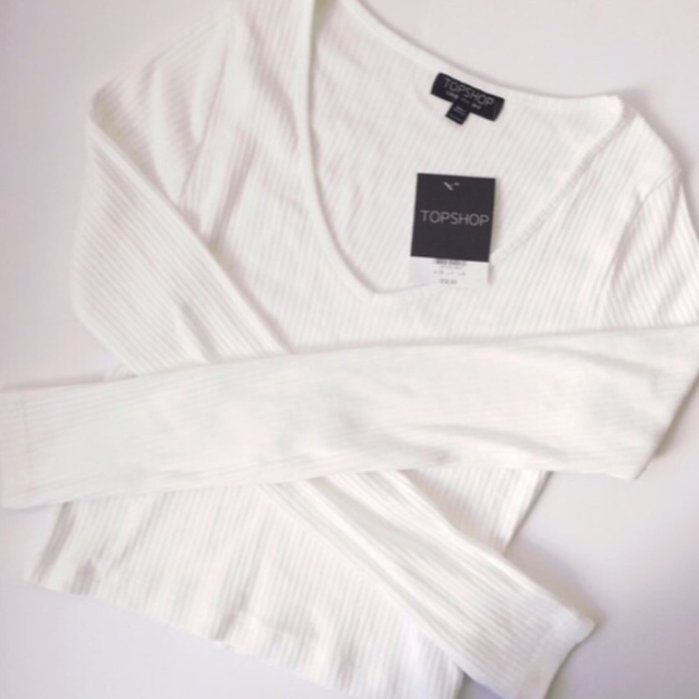 White crop top