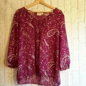 St John's Bay sheer career blouse St John's Bay sheer career blouse