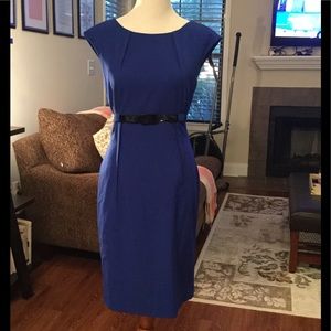 Calvin Klein royal blue sheath dress, size 10