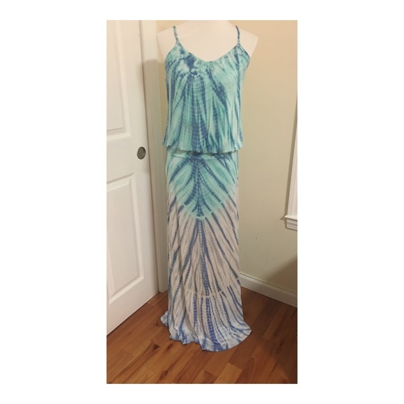 TIE DYE MAXI DRESS - Picture 1 of 2