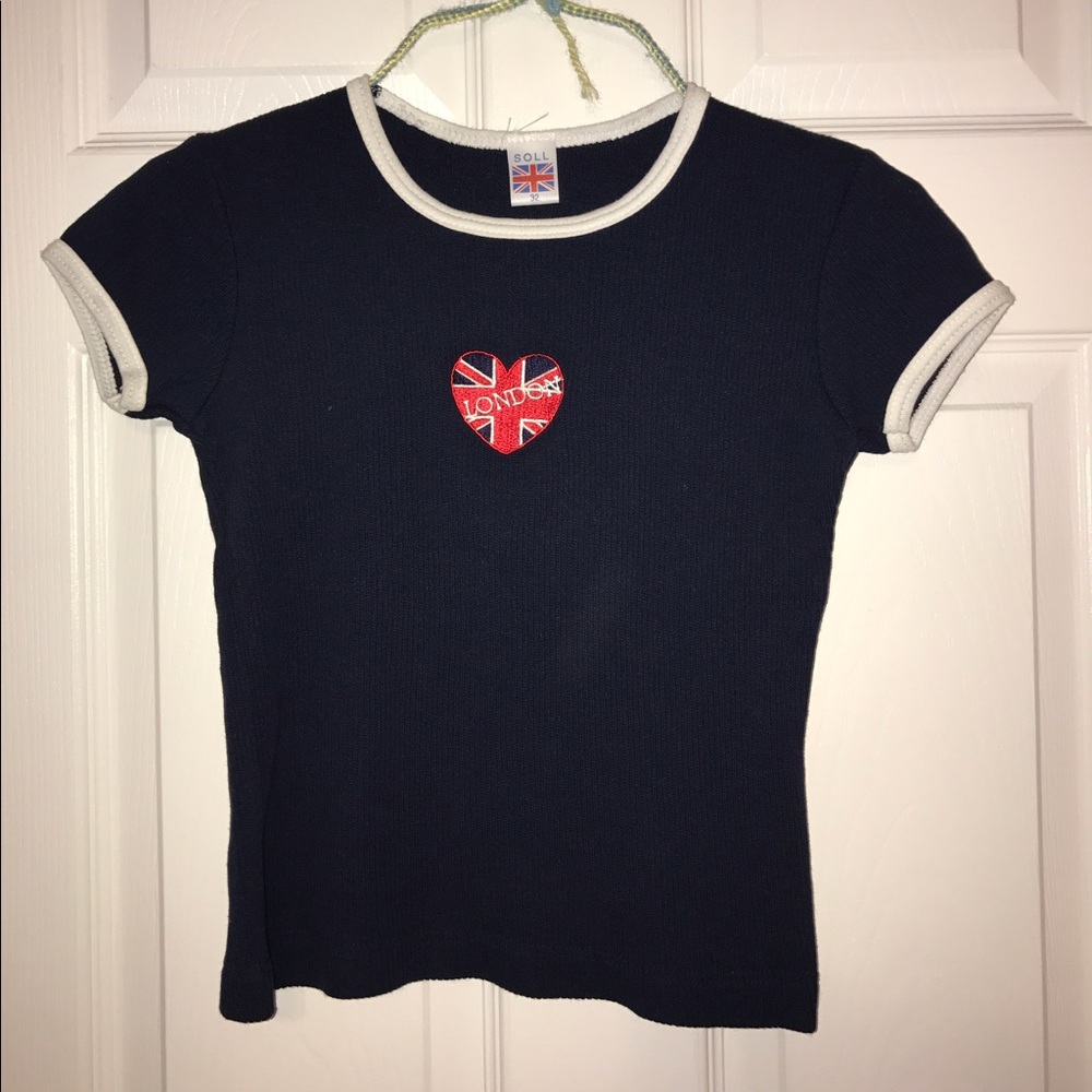 Vintage SOLL London knit crop top