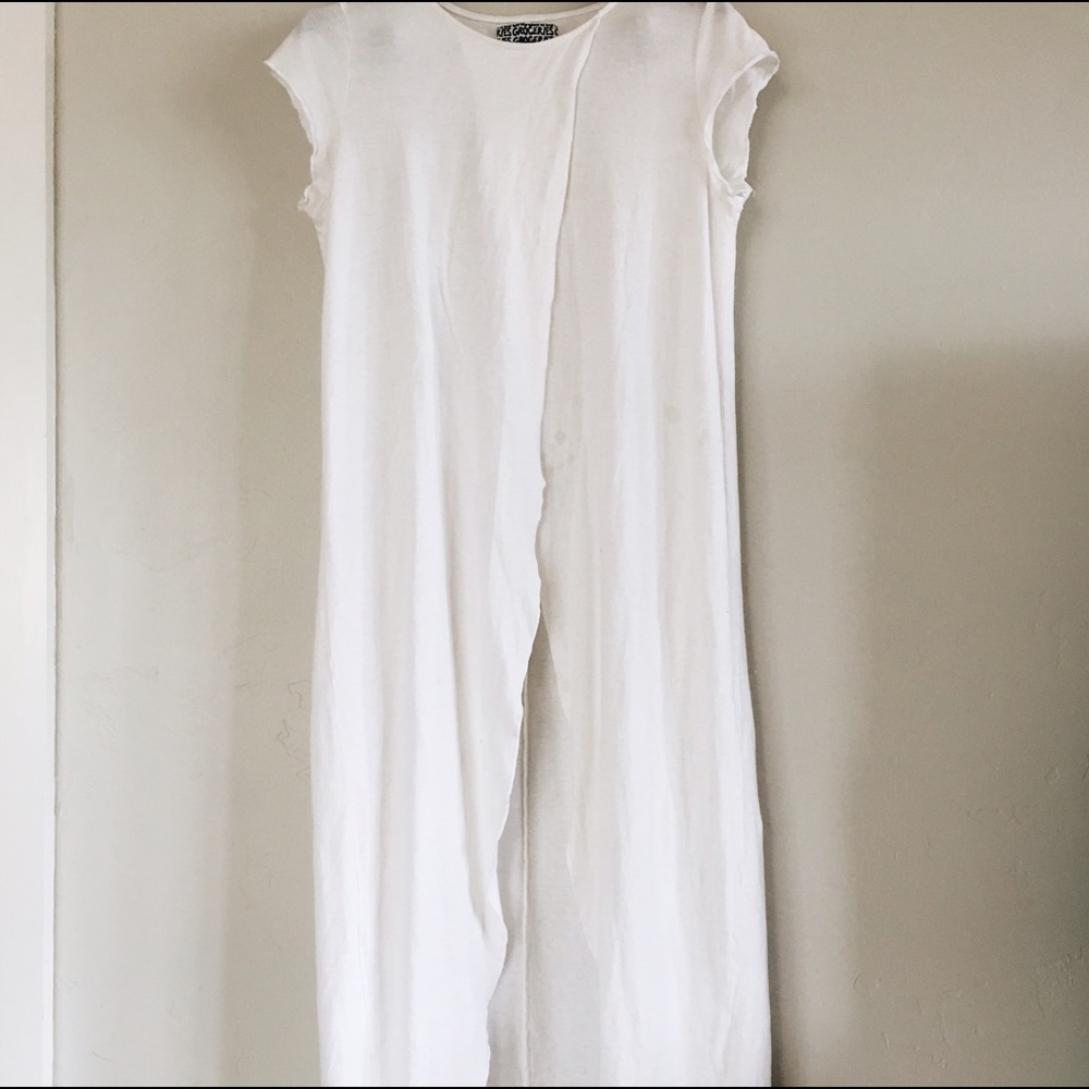 Long High-Low Shirt with Front Slit