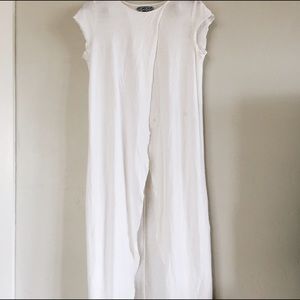 Long High-Low Shirt with Front Slit