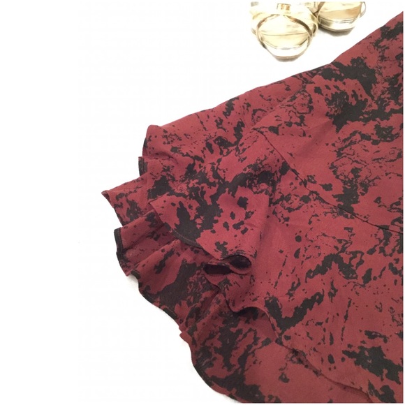 Burgundy Marble Skirt 🎊2 X HP 6/26/19 & 2/10/18 - Picture 5 of 6