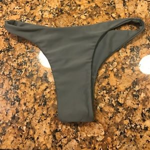 MIKOH Praia Bikini Bottom in Army L