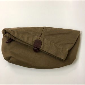 Michael Stars Brown canvas clutch Michael Stars Brown canvas clutch