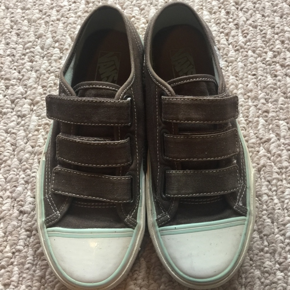 Vans velcro in brown