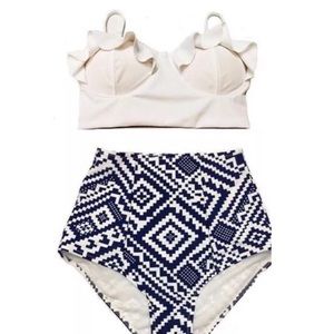 High waist swimsuit