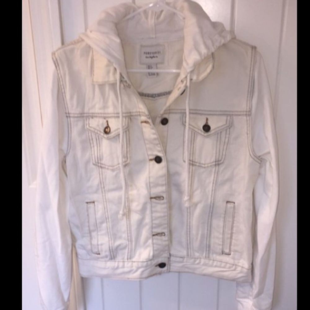 White Jean jacket