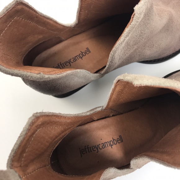 [Jeffrey Campbell] Muskrat Booties Suede Cut Out - Picture 6 of 8