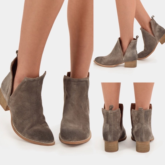 [Jeffrey Campbell] Muskrat Booties Suede Cut Out - Picture 8 of 8