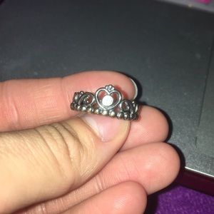 Authentic princess pandora ring size 7