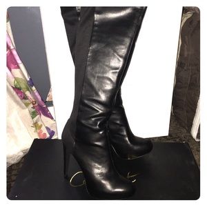 Colin Stuart over the knee boots