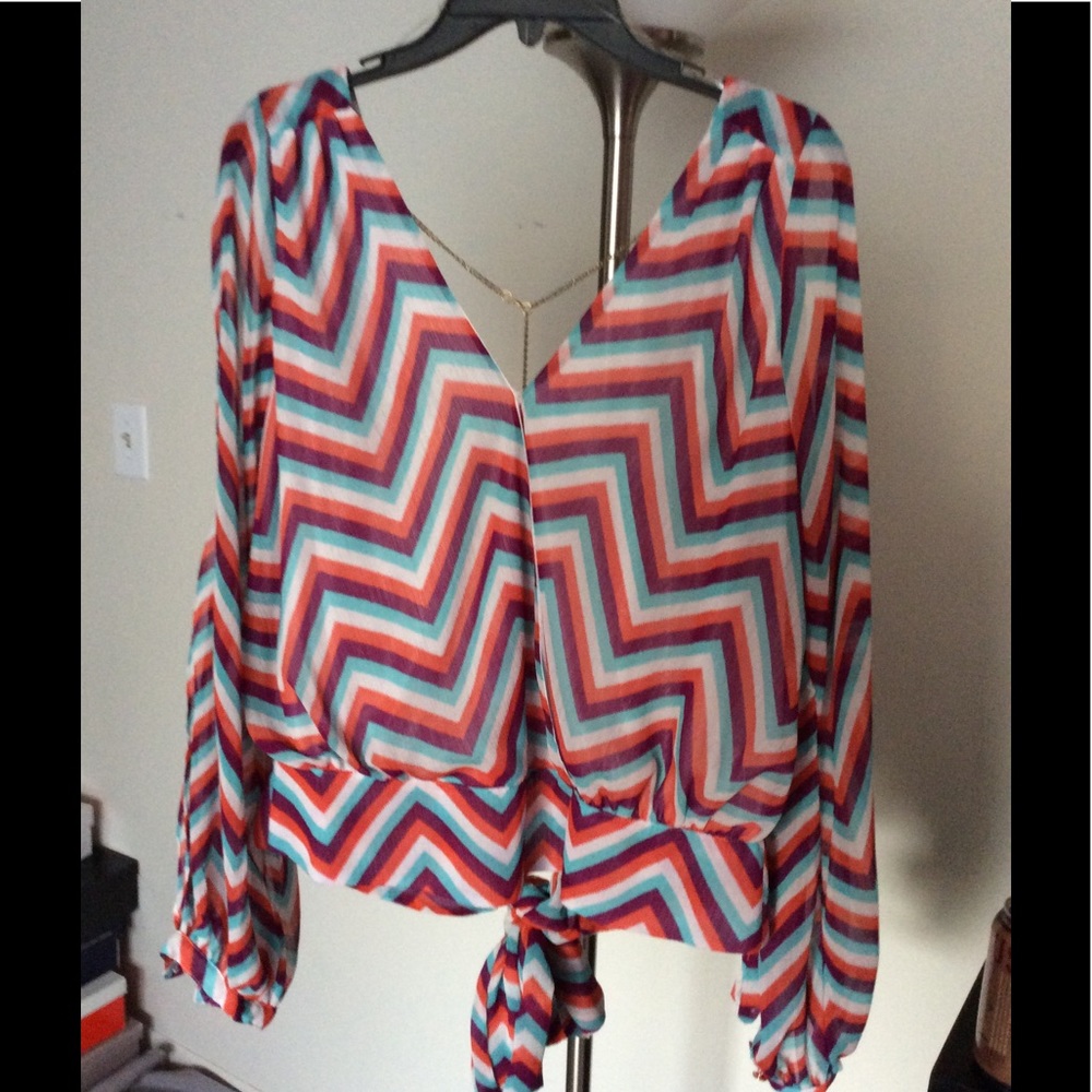 Flirty chevron shirt