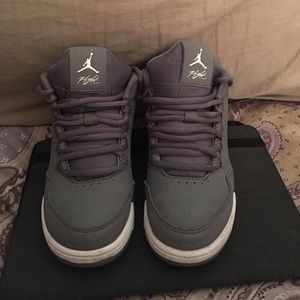 Nike gray flight. Kids Sz 12c
