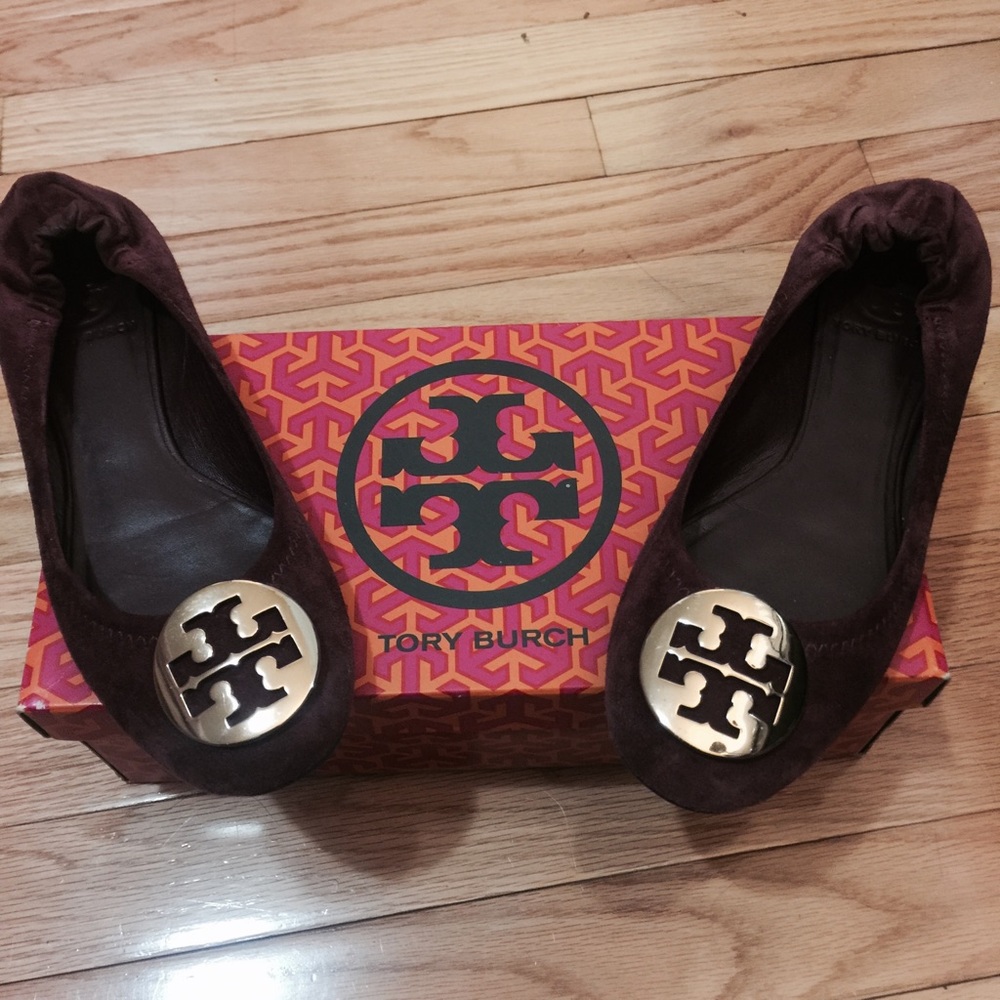 Tory Burch suede classic flats 💰💸