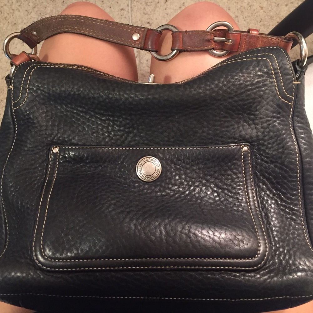 Coach leather purse