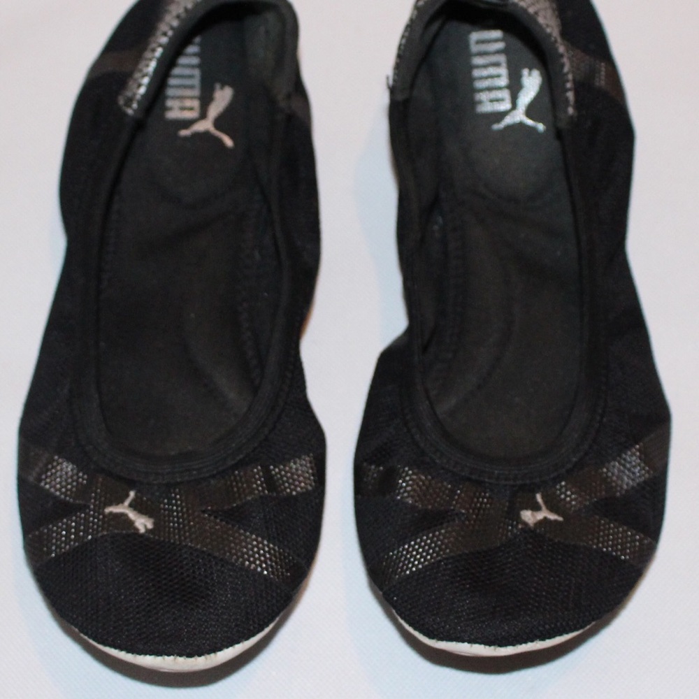 New Women's Black Puma Slip On Size 8 Shoes