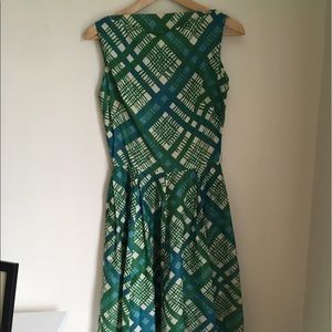 Vintage 1950s/1960s Plaid Print Summer Dress