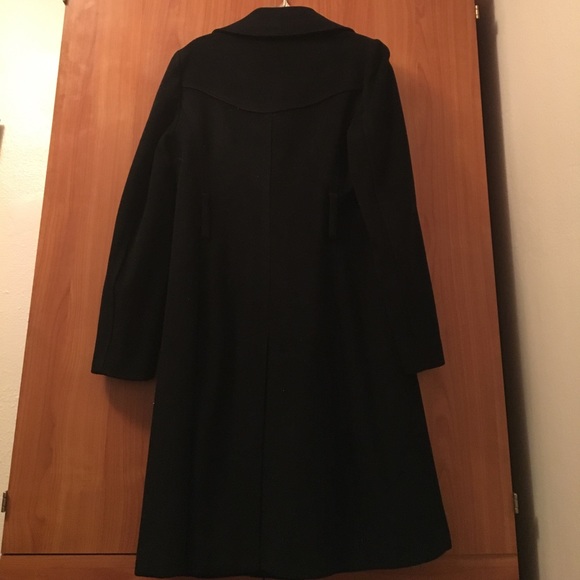 Banana Republic small black wool pea coat - Picture 4 of 4