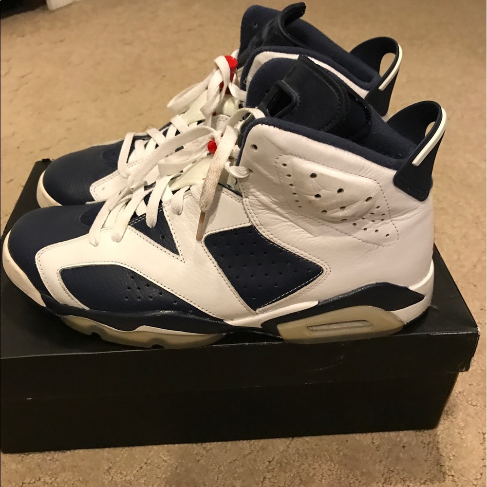 Barely worn Jordan Olympic 6's