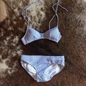 J. Crew seersucker bikini