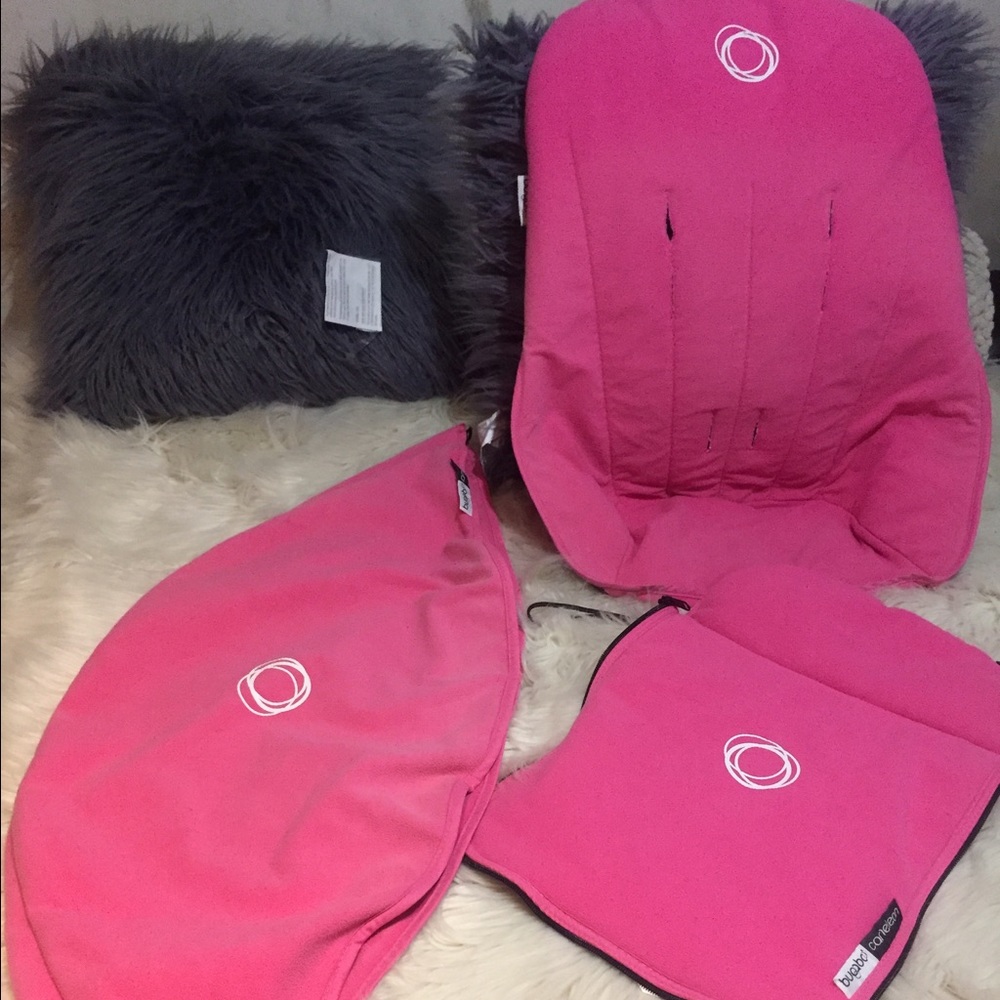 Bugaboo Hot Pink Fleece Set