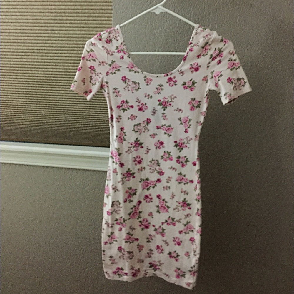 Floral bodycon dress