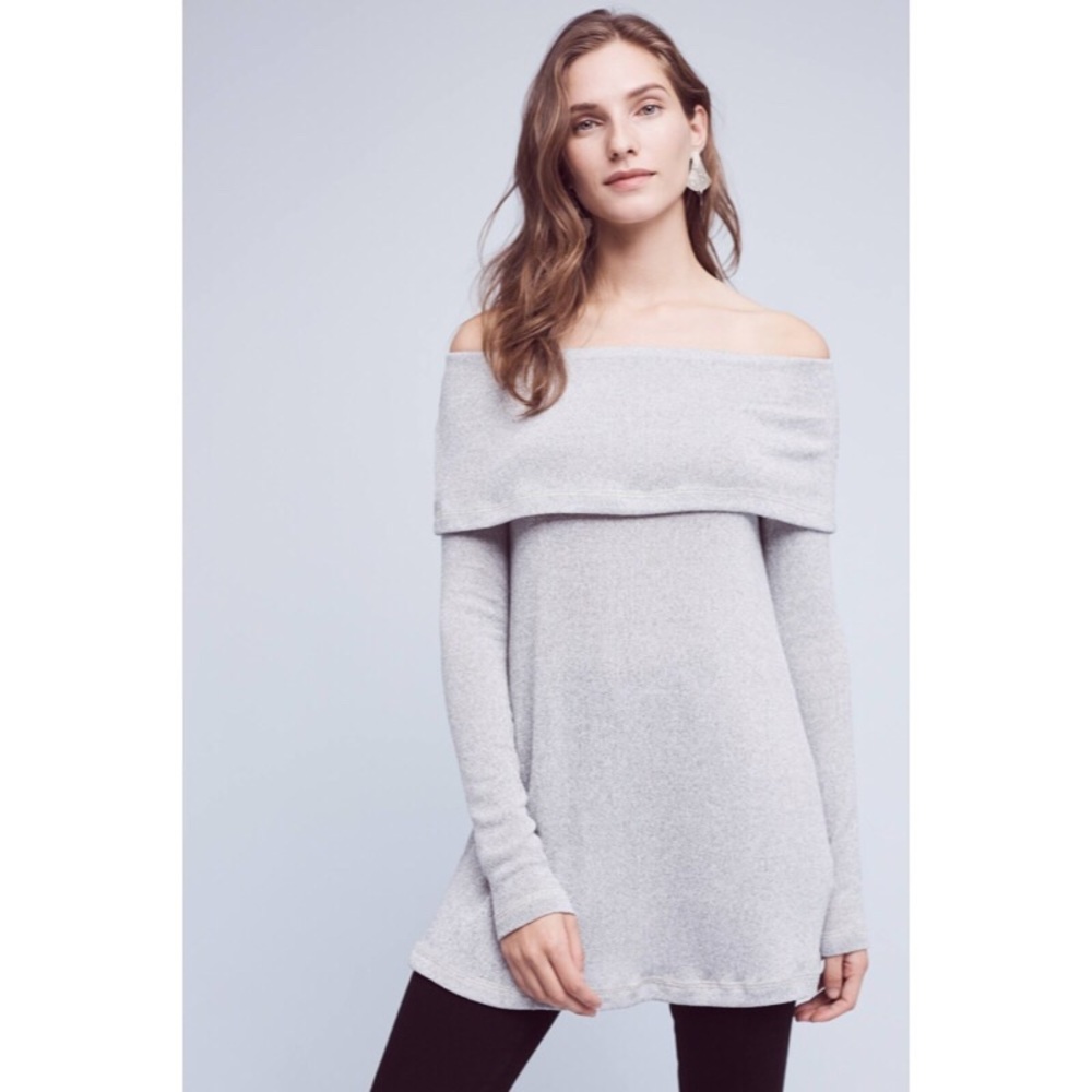 BNWT Anthro Eri + Ali Naples Off-The-Shoulder Top