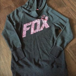 Fox sweatshirt.