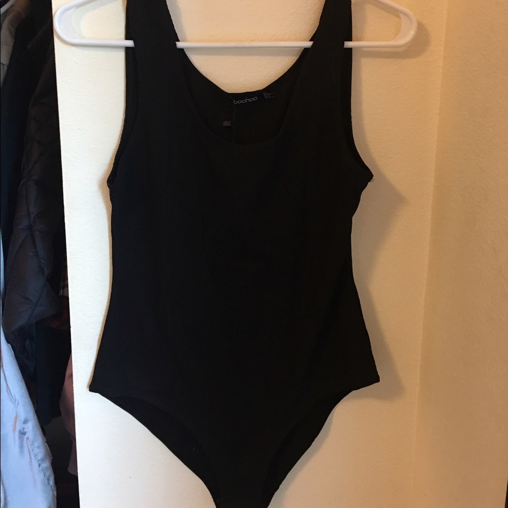 Black boohoo bodysuit