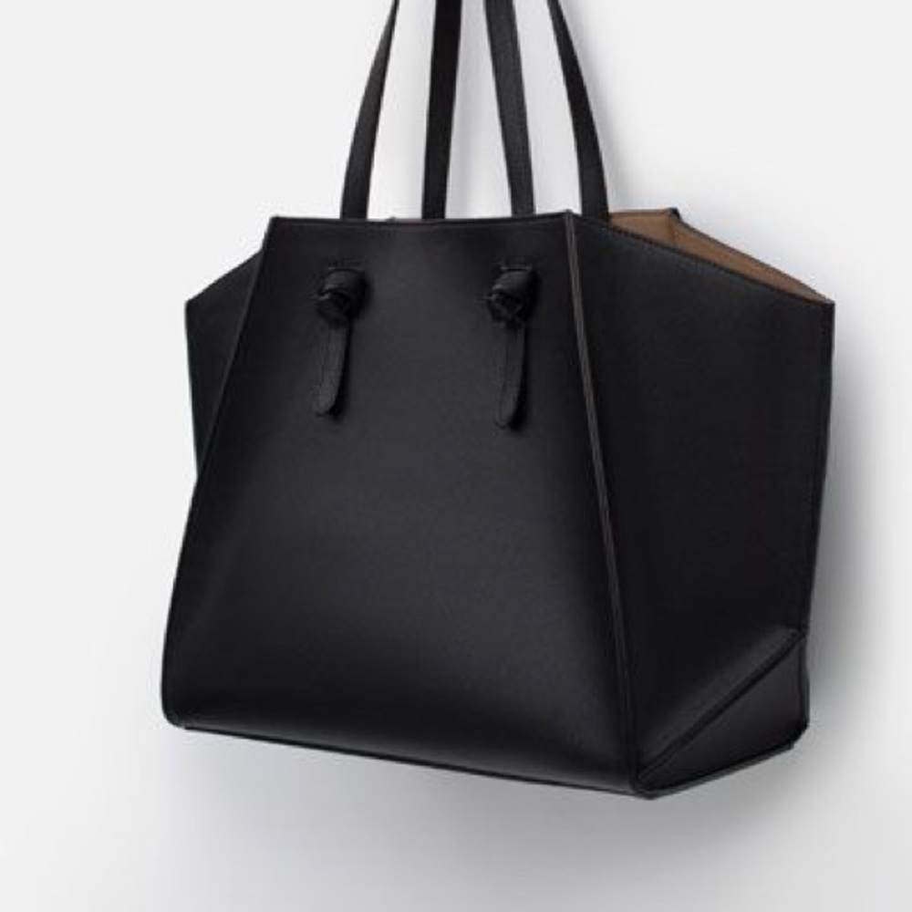 BLACK ZARA TOTE