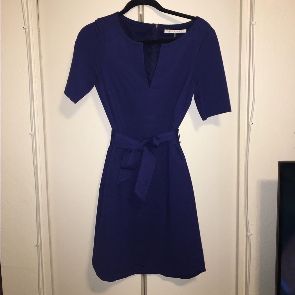 Trina Turk royal blue dress