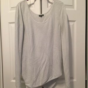 Asymmetrical sweater from Express