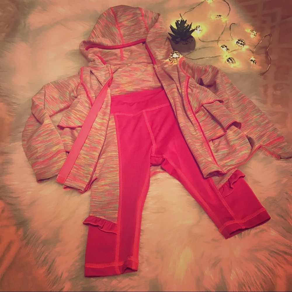Toddler Girl Two Piece Athletic Outfit