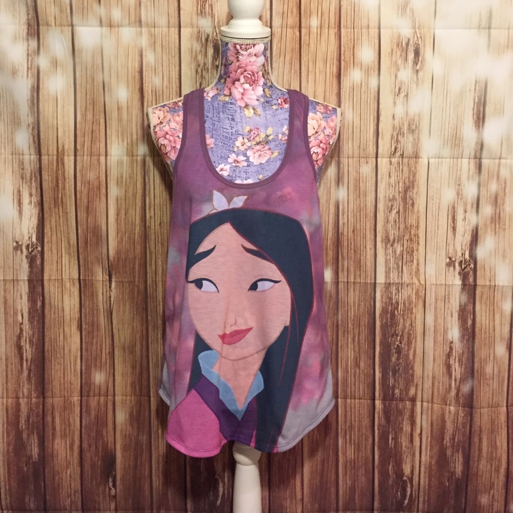 Disney Mulan Tank Top Size Medium