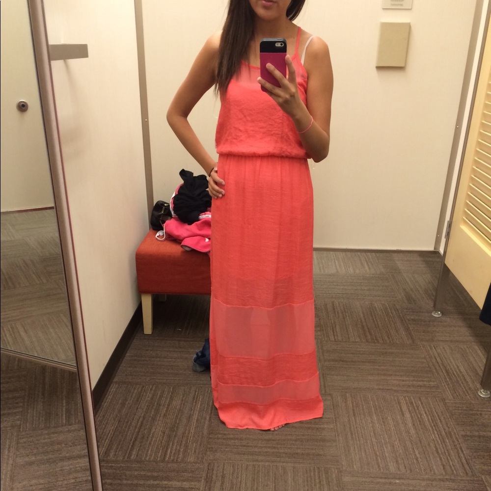Pink maxi