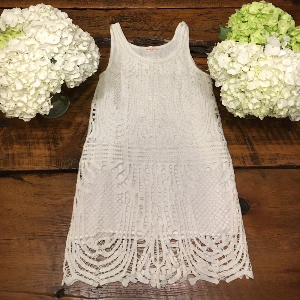 White Eyelet Dress