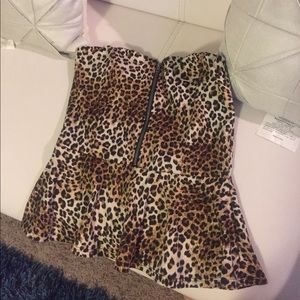 Cheetah print top