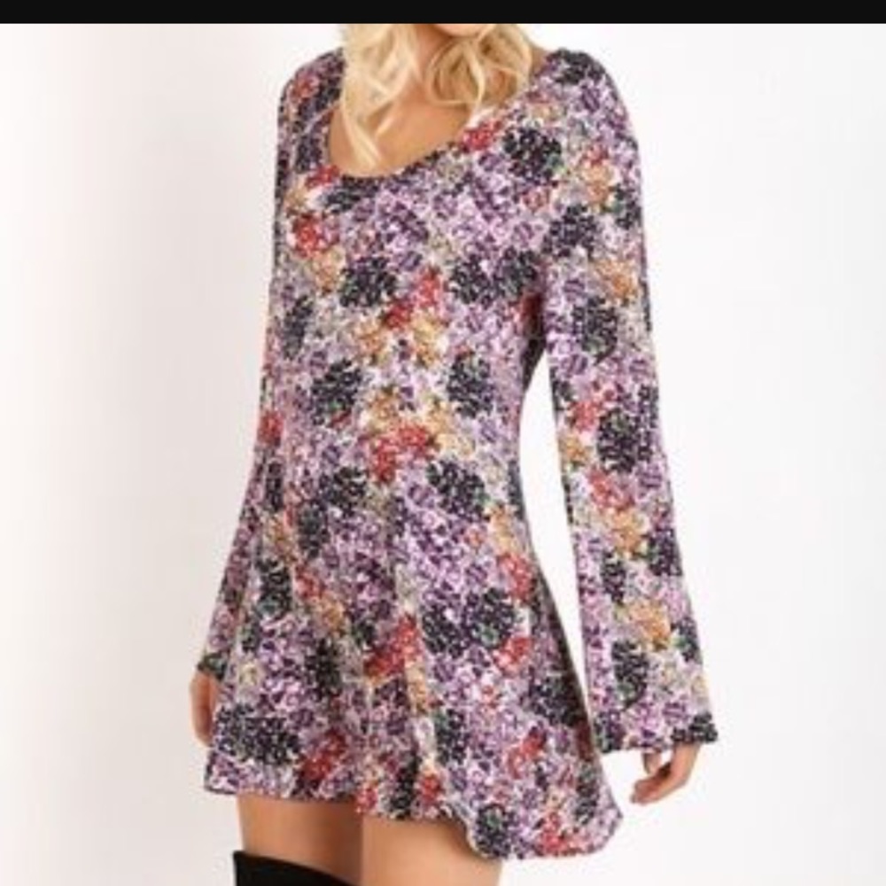 Some Days Lovin' Faithful Florals dress- brand new