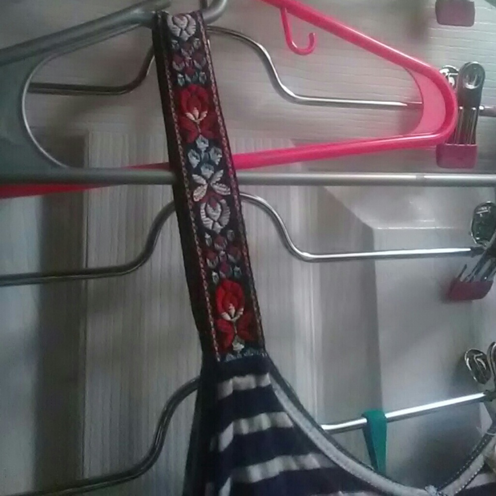 Striped Embroidered Tank - Picture 2 of 3