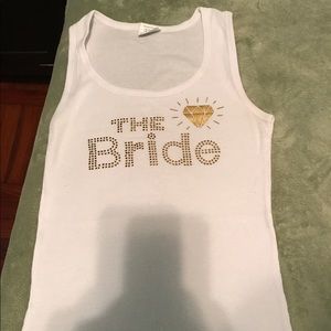 THE BRIDE tank top for your wedding day😍 👰 💍 ❤️