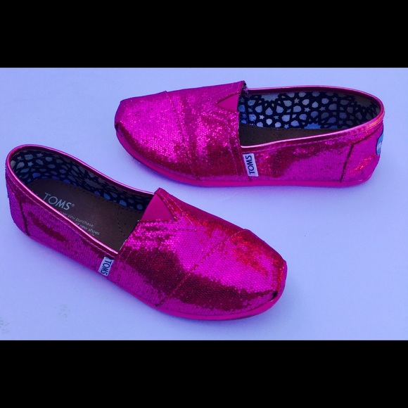 toms black sparkle shoes